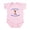 Petal Pink, variant on CafePress - Future Olympic Gymnast In Tra Infant Bodysuit - Baby Light Bodysuit, Size Newborn - 24 Months