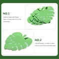 thumbnail image 4 of 16 platos de papel tropicales con forma de hoja, platos de postre desechables, 4 of 8