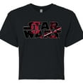 thumbnail image 3 of Star Wars - Logo Darth Vader - Juniors Cropped Tee, 3 of 5
