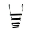 thumbnail image 2 of Pactrade Marine Pontoon Boat Removable Folding Ladder 5 Step Anodized Aluminum Tubing 300lbs, 2 of 4
