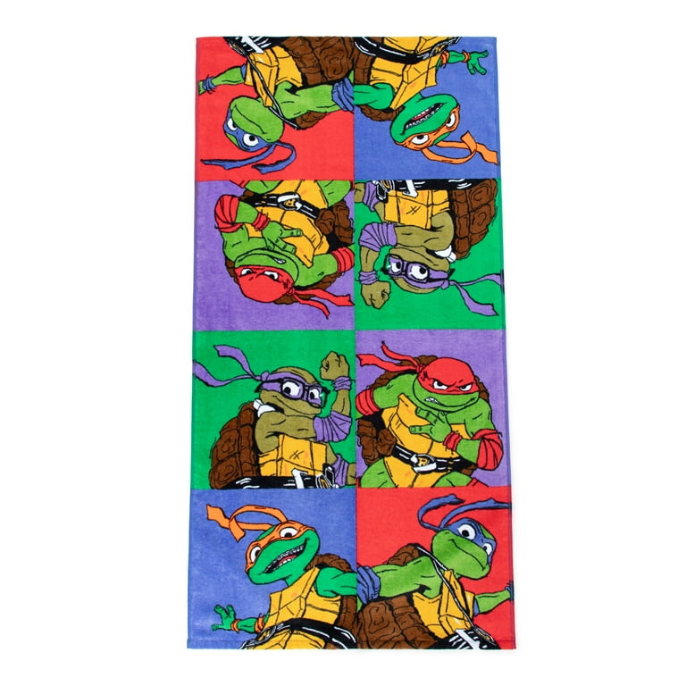Teenage Mutant Ninja Turtles Kids Cotton 2 Piece Towel and