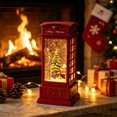 thumbnail image 5 of Eolstice Light Up Christmas Resin Figurine, LED Glowing Wind Lamp Decor, Festive Tabletop Ornament, Home Shelf Mantel Party Decoration, Holiday Gift, 5 of 7