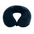 thumbnail image 6 of Protege Memory Foam Neck Pillow, 100% Polyester Fleece Knit, Navy, One Size, 6 of 8