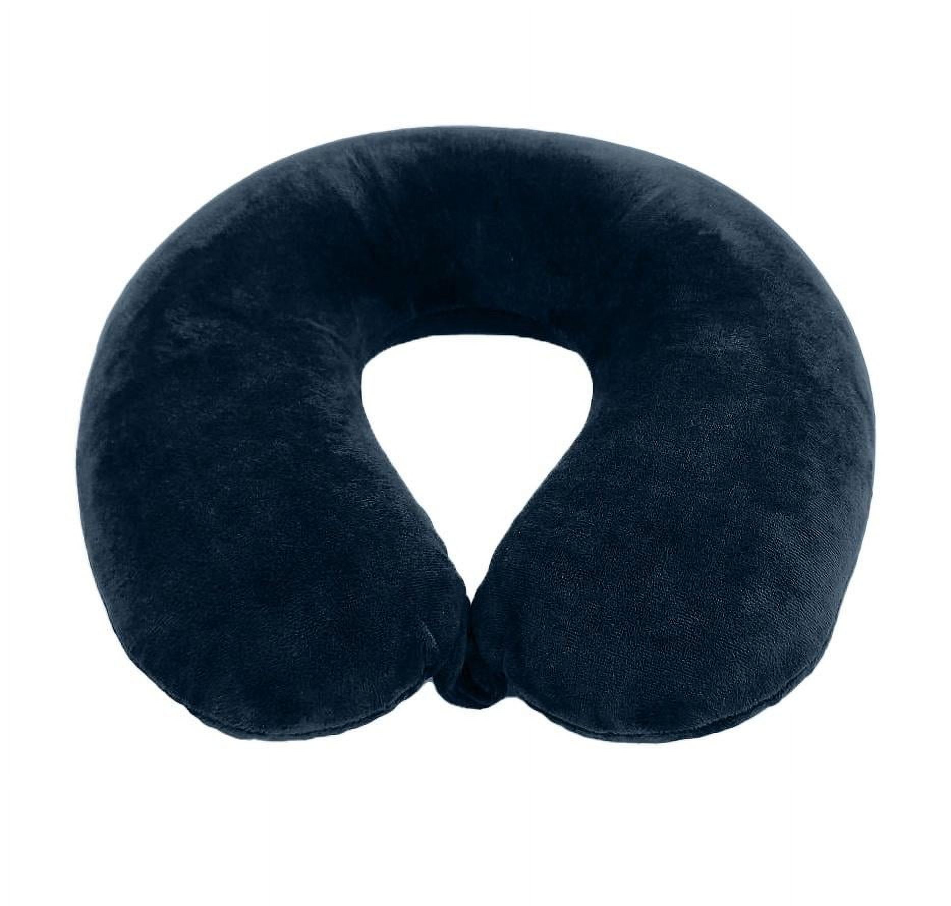 Protege Memory Foam Neck Pillow, Navy photo 6