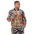 thumbnail image 2 of BARABAS Men's Zipper Closure Leopard Zebra Floral Chain Jacket 2JBP22, 2 of 7