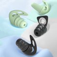 thumbnail image 3 of Visland 1 Ensemble de Bouchons d'Oreilles en Silicone Doux Réutilisables Bouchons d'Oreilles Réduction Efficace du Bruit Bouchons d'Oreilles pour Dormir pour la Maison le Bureau, 3 of 8