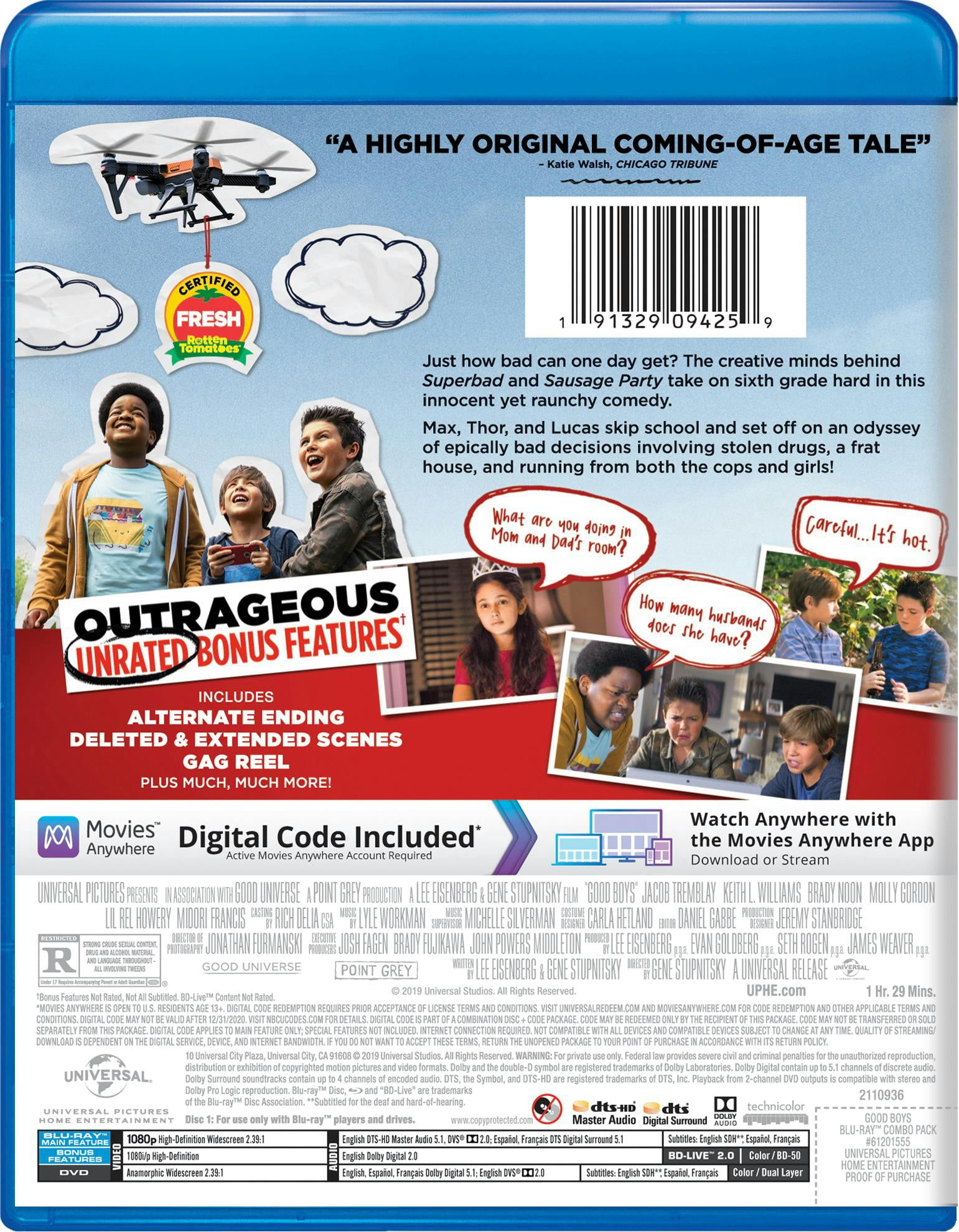 Good Boys (Blu-ray + DVD) - Walmart.com