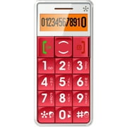 Just5- Mobile Handset GSM Compatible "Unlocked" Red