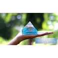 thumbnail image 3 of Jet Energized Handmade Blue Onyx Orgone Pyramid Approx. 2.5 Inch Protection Happiness Chakra balancing Strength Good Luck, 3 of 4