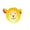 Yellow Lamb, variant on Dog Toys 3" Soft Plush Covered Latex Spike Ball Fun Exercise and Dental Benefits (Yellow Lamb)