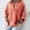 Orange, variant on Boho Womens Long Sleeve Cotton Linen Kaftan Ladies Baggy Blouse Tee Shirt Tops
