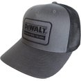 thumbnail image 2 of DEWALT Men's Oakdale Patch Trucker Hat (Grey/Black), 2 of 5