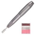thumbnail image 4 of Taladro Eléctrico Para Uñas, 20000RPM, Aleación De Aluminio, Pluma Pulidora Portátil Para Uñas, 4,7X0,7 Pulgadas, 100-240V, EU 12W(EU), 4 of 5