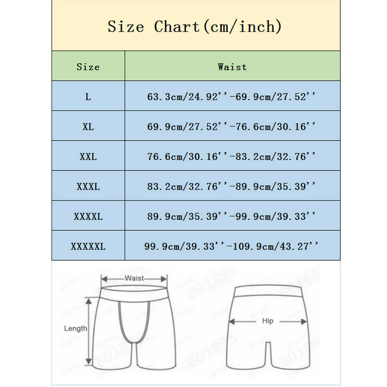 1pc Plus Size Men's Breathable Boxer Briefs With Trendy Print