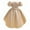 C#Beige4105, variant on CAIVO Girls Bubble Sleeved Dress O-Neck Princess Dress Trendy Toddler Child Daily Wear