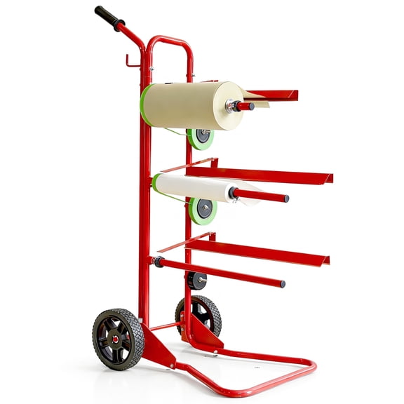 Portable Slimline Masking Paper Dispenser Stand Holds Multiple Rolls - 1680