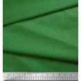 thumbnail image 3 of Soimoi Green Velvet Fabric Artistic Geometric Fabric Prints By Yard 58 Inch Wide, 3 of 5