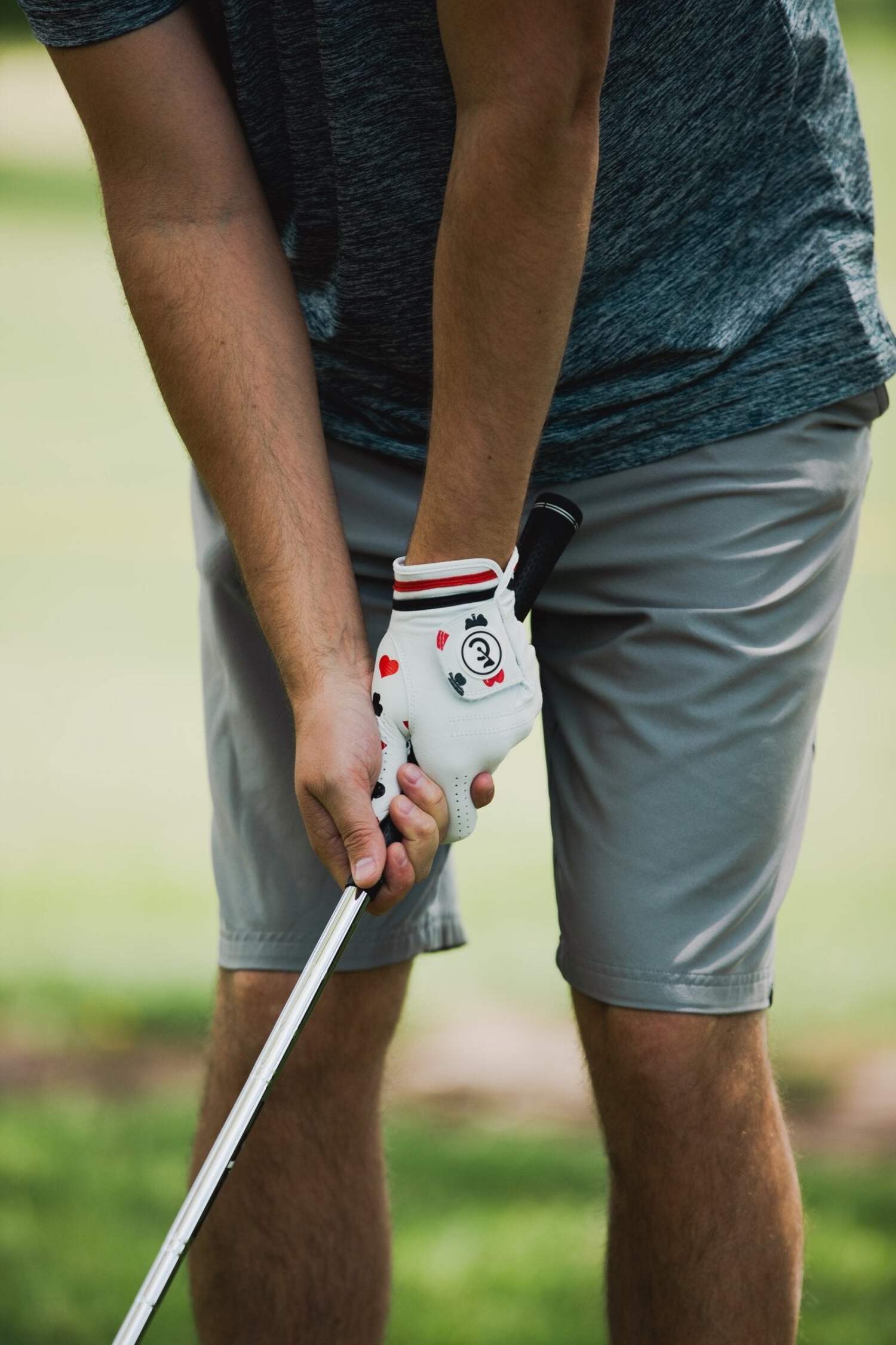 Texas Hole'em Poker Golf Glove | Premium Cabretta Leather & Supportive Palm Pad