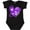 AB-Black, variant on Inktastic Epilepsy Awareness Purple Ribbon Around Heart Boys or Girls Baby Bodysuit