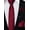 Maroon, variant on Maroon Skinny Ties for Men Silk Satin Slim Necktie and Pocket Square Lapel Pin Set Handkerchief Wedding Casual Formal 2.4"
