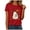 Red, variant on mgoYE Halloween Tshirts Women Funny Novelty Graphic Halloween Holiday Tshirt Short Sleeve Tshirt Women's T Shirt(Red,M)