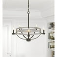 thumbnail image 2 of 60W X 5 Brig Metal Chandelier, 2 of 3