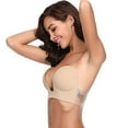 thumbnail image 3 of Heldig B Sticky Adhesive Strapless Bra, Beige, 3 of 6