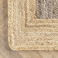 thumbnail image 4 of 5x8 Ft Inner Gray Jute Area Rug | Handmade | Solid Farmhouse Design | Natural Jute Rug for Living Room | Dining Room | Bedroom | Kitchen | Hallway | Entryway, 4 of 5