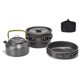thumbnail image 1 of 2025 Camping Hiking Cookware Set Outdoor Portable Picnic Cookware Kit Alumina Pot Frying Pan Set Travel Cooking Accessory, 1 of 4