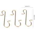 thumbnail image 4 of 100pcs Christmas Tree Hanger, Christmas Ornaments Hooks, Christmas Tree Holder For Christmas Tree Decoration Home Decoration Gold, 4 of 8