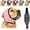 Pink, variant on ZenPup Noise Cancelling Ear Wrap for Dogs, Soft Dog Calming Ear Wrap, Adjustable Noise Protection Ear Cover for Fireworks Thunder Bathing