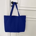 thumbnail image 5 of Mwjwdo Women's Plain Retro Soft PU Underarm Handbag, Minimalist Large Capacity Shoulder Tote for Daily Commute & Shopping Blue, 5 of 5
