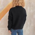 thumbnail image 4 of Women's Sweater Cardigan 3D Floral Long Sleeve Ribbed Knit Cardigan Sweaters V-Neck Button Down Coat Outwear, 4 of 5