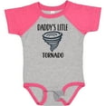 thumbnail image 3 of Inktastic Daddys Little Tornado Boys Boys Baby Bodysuit, 3 of 5