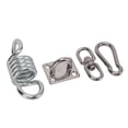 thumbnail image 2 of Kit de suspensión de columpio de acero inoxidable de alta resistencia para colgar hamacas y sillas, juego de montaje para techo y porche., 2 of 14