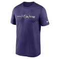 thumbnail image 2 of Men's Nike Purple Baltimore Ravens Horizontal Lockup Legend T-Shirt, 2 of 3