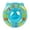 Blue, variant on CQHVKQ 20" Inflatable Baby Pool Float Seat, Frog Pattern Baby Swimming Ring for Swim Training, Toddler Inflatable Swimming Float with Airbag Seat, Adjustable Infant Pool Floats 6-36 Months, Blue