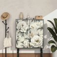 thumbnail image 5 of Vintage Watercolor White Peony Floral Wallpaper, Rustic Modern Floral peel and stick wallpaper, waterproof, Home Decor for Bedroom, Living Room, Bathroom, Kitchen Cabinet, Dorm Room 17.7 * 118 in, 5 of 8