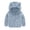 C110 Blue, variant on Curuila Children Girls Coat Fleece Long Sleeve Solid Color Hooded With Ears Jacket For Girls Winter Warm Casual Soft Outerwear Size 2-3 Years