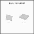 thumbnail image 5 of Comfort Spaces Kienna Twin/Twin-XL Quilt Set 3 Piece Breathable Lightweight Blue Reversible Summer Comforter Set, 5 of 7