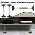 thumbnail image 2 of Adjustable Stainless Steel Cabinet Installation Support Rod, 25-37cm Wall Mounted Lifting Bracket for Bathroom, Kitchen, Counter Basin, Auxiliary Fixing Tool, 2-Pack, 2 of 8