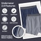 thumbnail image 3 of Ropa interior ExOfficio Give-N-Go 2.0 Boxer para hombre Navy/Steel O, 3 of 6