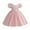 Pink, variant on Toddler Girls' Dresses Kids Spring Solid Ruffle Sleeveless Princess Day Clothing Dress