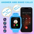 thumbnail image 5 of Eurhowing Kids Smart Watch with Two-Way Call, Kid-Safe Anti-Lost Smartwatch Phone, SOS Call Remote Camera Touch Screen Games, Christmas Birthday Gift for 3-12 Girls Boys, Blue, 5 of 8