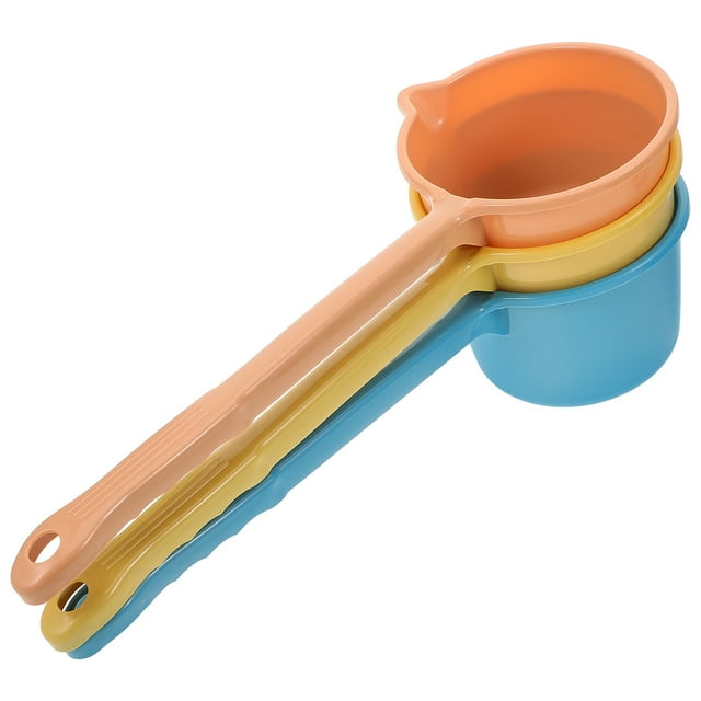 unbranded 3Ud Cucharones De Para Cocina Con Mango Plástico Para Hogar Y Jardín
