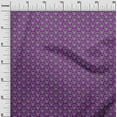 thumbnail image 2 of oneOone Cotton Poplin Fabric Leaves & Floral Block Decor Fabric Printed BTY 56 Inch Wide, 2 of 5