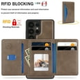 thumbnail image 3 of Allytechgroup 2 In 1 Wallet Case for Samsung Galaxy S25 Ultra, [Compatible with Magsafe] Magnetic Back Cover with Cards Holder Stand Feature Shockproof Phone Case for Wome Men, Coffee, 3 of 5