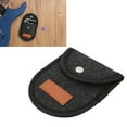 thumbnail image 4 of Guitar Pick Bag, Durable Plectrum Case Portable Protective Anti-Falling  For Storage Black, 4 of 8