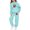 Mint Green, variant on Piomll Matching Sets For Girls Valentine's Day Hooded Tracksuit Leopard Print Heart Jogger Kids Outfits