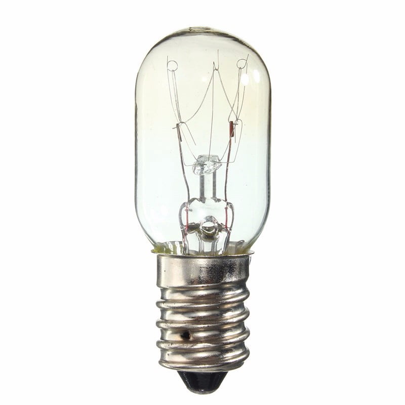 BTOER 2pcs T22 Premium Fridge / Freezer Light Bulb / Lamp E14 Screw 15W  240V Tungsten 